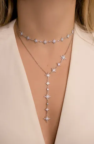 Колье «Etoile» со звездами