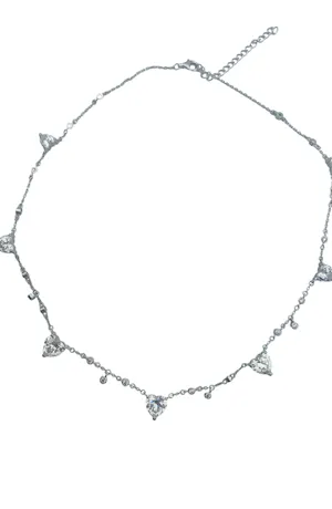 Колье «Star of the night» муассанит